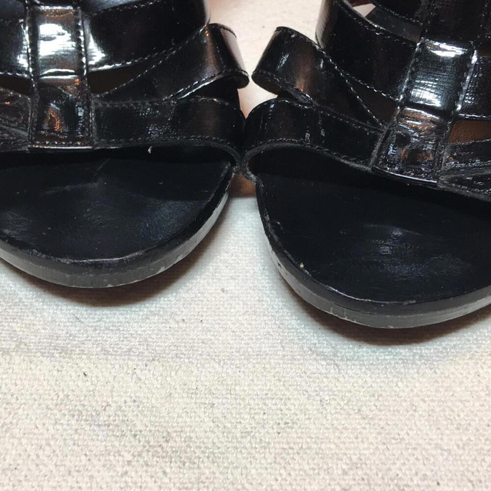 Banana Republic Black Strappy Heels Sz 7.5 shoes - Picture 8 of 8
